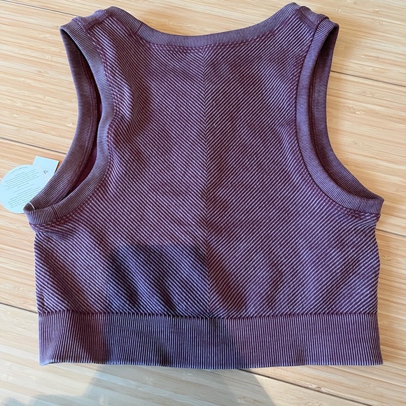 OFFLINE Seamless Macrame Longline Sports Bra — POW colour - Picture 3 of 5